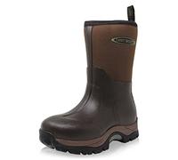 Dirt Boot Men`s Pro Sport Neoprene Insulated Mid-Cut Short Wellington Boots… (8 UK, Brown, numeric_8)