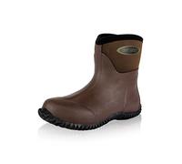 Dirt Boot Neoprene Wellington Muck Field Fishing Boots® Wellies Ladies Mens Ankle Bootie (UK12 EU(46), Brown)
