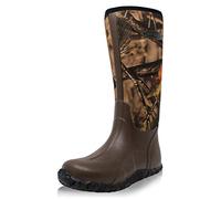 Dirt Boot Unisex Adults Neoprene Wellington Muck Field Boots Rain Wellies (Brown/Camo, numeric_10)