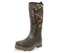 Dirt Boots Neoprene lined Gamekeeper Wellington Muck Field Boot Wellies (Green/Camo, uk_footwear_size_system, adult, men, numeric, medium, numeric_12)