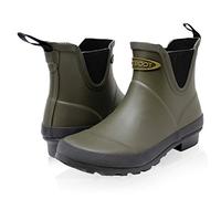 Dirt Boots Neoprene Waterproof Equestrian Slip On Stable Muck Yard Chelsea Boots (Green, 8)