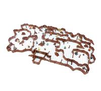 Dirt Cheap Dungeons Modular Cavern System - Ogre Set TT RPG Terrain Building for Dungeons & Dragons, Pathfinder, War Gaming, and More!