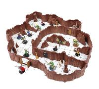 Dirt Cheap Dungeons Modular Cavern System: Tabletop & RPG Terrain Game Set for Dragons, Pathfinder, Castles Crusades, 13th Age, Runequest, Asunder, Zombicide, and More! - Goblin (MRS-01)
