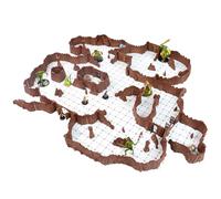 Dirt Cheap Dungeons Modular Cavern System - Troll Set TT RPG Terrain Building for Dungeons & Dragons, Pathfinder, War Gaming, and More!