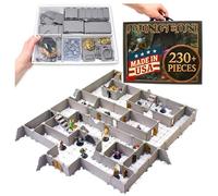 Dirt Cheap Dungeons Modular Dungeon System - Rogue Set TT RPG Terrain Building for Dungeons & Dragons, Pathfinder, War Gaming, and More!