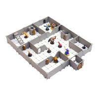 Dirt Cheap Dungeons Modular Dungeon System - Squire Set TT RPG Terrain Building for Dungeons & Dragons, Pathfinder, War Gaming, and More!