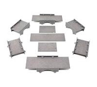 Dirt Cheap Dungeons Stone Bridges Kit TT RPG Terrain Building for Dungeons & Dragons, Pathfinder, War Gaming, and More!