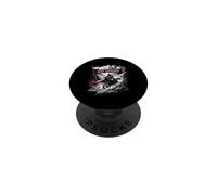 DIRT CRUSADER Knight on Motorcycle Adventure PopSockets Adhesive PopGrip