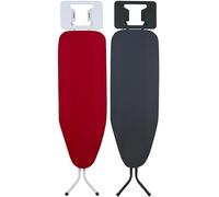 Dirt Devil 81 x 31 cm Folding Ironing Board with Non-Slip Feet, 100% Cotton Cover, Grey or Red