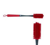 Dirt Devil Bottle Brush Long for Deep Bottles - Cleaning Brush and Bottle Cleaner - Suitable for Baby Bottles - 4.6 x 38 cm - Red Black