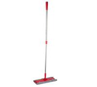 Dirt Devil Floor Mop - Flat Mop with Adjustable Metal Handle - Microfiber Head - Red - For Laminate, Tile, Vinyl & Linoleum - 122 x 15 x 122 cm