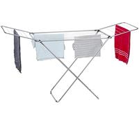 Dirt Devil Foldable Clothes Airer - Drying Length 18 m - with Non-Slip Feet - Metal Frame - Load Capacity Wings Each 10 kg - Suitable for Indoor Use