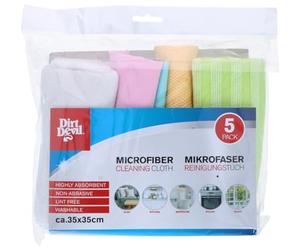 Dirt Devil Microfibre Cloths - 4 Pieces - Microfibre Cloth - Window Cloth - Durable - Several Colours