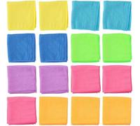 Dirt Devil Microfibre Cloths - Pack of 16 - Microfibre Cloth - Window Cloth - Durable - Multiple Colours