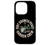 Dirt Growth Peace Garden Crew Planting Case for iPhone 14 Pro