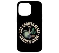Dirt Growth Peace Garden Crew Planting Case for iPhone 14 Pro Max