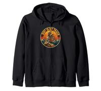 Dirt Is My Track Motocross Rider Vintage Mountain Zip Hoodie