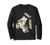 Dirt Junky bike outdoor off road motor cycle mx flat track Long Sleeve T-Shirt