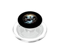 DIRT LEGEND Mountain Biker on Bridge PopSockets PopGrip for MagSafe