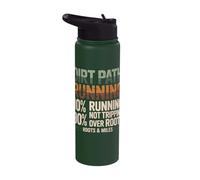 Dirt Path Running 10 Percent Running 90 Percent Not Tripping Stainless Steel Insulated Water Bottle