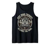 Dirt Road Therapy Cleans The Soul Vintage 4x4 Off-Road Tank Top