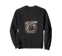 Dirt Storm Mountain Bike Rider Off Road Adventure Design Sweatshirt