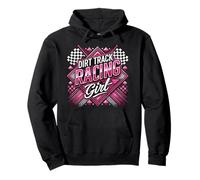 Dirt Track Racing Girl Sprint Car Passion Pullover Hoodie