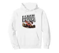 Dirt Track Racing Grandpa Who Raised Drivers Winners Oval Pullover Hoodie