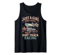 Dirt Track Racing Race Girlfriend Girl Grandma Sprint Car Tank Top