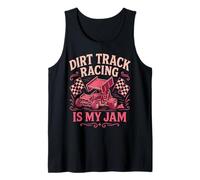 Dirt Track Racing Race Girlfriend Girl Grandma Sprint Car Tank Top