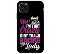 Dirt Track Racing Race Girlfriend Girl Sprint Car Yes! I'm Case for iPhone 11 Pro Max
