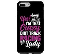 Dirt Track Racing Race Girlfriend Girl Sprint Car Yes! I'm Case for iPhone 7 Plus/8 Plus