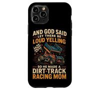 Dirt Track Racing Race Mom Grandma Retro Sprint Car And God Case for iPhone 11 Pro