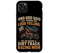 Dirt Track Racing Race Mom Grandma Retro Sprint Car And God Case for iPhone 11 Pro Max