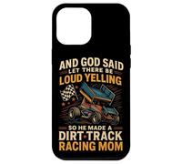 Dirt Track Racing Race Mom Grandma Retro Sprint Car And God Case for iPhone 12 Pro Max