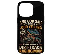 Dirt Track Racing Race Mom Grandma Retro Sprint Car And God Case for iPhone 13 Pro