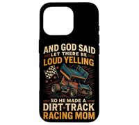 Dirt Track Racing Race Mom Grandma Retro Sprint Car And God Case for iPhone 16 Pro
