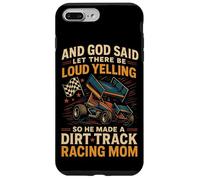 Dirt Track Racing Race Mom Grandma Retro Sprint Car And God Case for iPhone 7 Plus/8 Plus