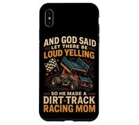 Dirt Track Racing Race Mom Grandma Retro Sprint Car And God Case for iPhone XS Max