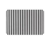 Dirt Trapper Door Mat Indoor & Outdoor,Duty Doormat,Black & White Stripe Rug For Home, Kitchen,Office (40 X 60)