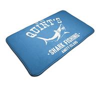 Dirt Trapper Front Doormat Jaws Shark PVC Backing Dirt Trapper Door Mat for Entrance,Balcony,Hall,Shower