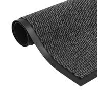 Dirt Trapper Mat Rectangular Tufted Anthracite 40 x 60 cm, Non-Slip Doormat for Front Door and Entrance, Weatherproof, Washable, Ideal as a Door Mat and Clean Mat