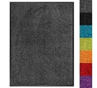 Dirt Trapper Use&Wash, Washable & Absorbent Entrance Mat for Indoors & Outdoors, Dust Control Floor Mat, Non-slip Hallway Runner - Anthracite 03 (120 x 180 cm)