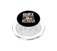 Dirt Under My Nails Dog By My Side PopSockets PopGrip for MagSafe