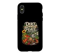 Dirt under my Nails Vegetable Garden Green Thumb Shirt Case for iPhone X/XS
