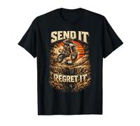 Dirtbike Dirt Bike Motocross Send It Or Regret It T-Shirt