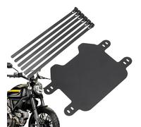 Dirtbike License Plate Frame | Matte Black Motorcycle Front Number Plate Replacement,Off-Road Electric Front Number Plate License Plate Frames for Motorcycle