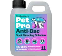 Dirtbusters Anti-Bac Spot Cleaning Solution (1L) Kills 99.9% of Bacteria, Carpet Cleaner Shampoo for Spot Cleaner Machines, Removes Pet Stains, Neutralises Odours, Safe for Wool, Rugs & Sofas