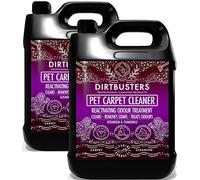 Dirtbusters Pet Carpet Cleaner Shampoo, Cleaning Solution For Odour, Urine & Stains, Geranium & Chamomile (2x5L)