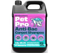 Dirtbusters Pet Pro Antibacterial Carpet Cleaner Solution (5L) Kills 99.99% Of Bacteria, Powerful Shampoo To Remove Soiling & Neutralise Pet Odour, Urine & Stains, Wool Safe